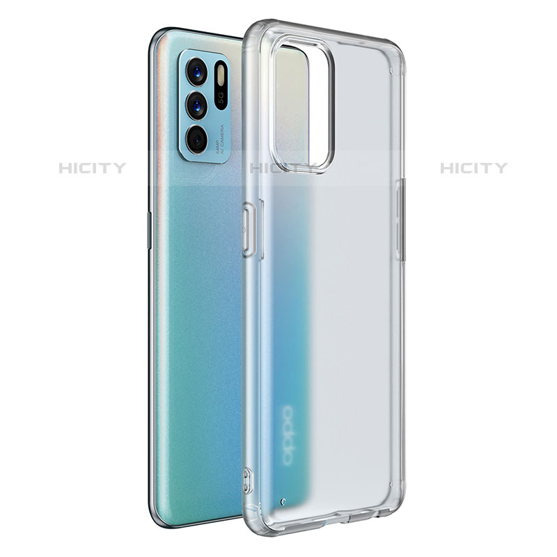 Custodia Silicone Trasparente Laterale Cover W01L per Oppo Reno6 Z 5G