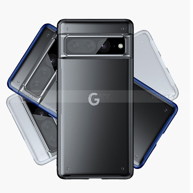 Custodia Silicone Trasparente Laterale Cover WL1 per Google Pixel 7 Pro 5G