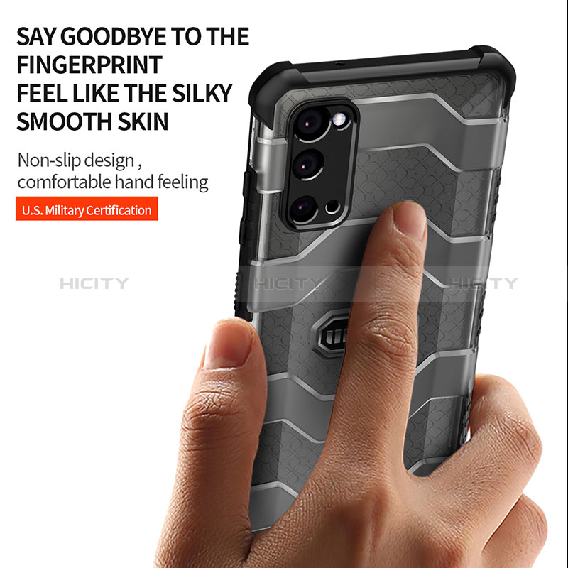 Custodia Silicone Trasparente Laterale Cover WL1 per Samsung Galaxy S20