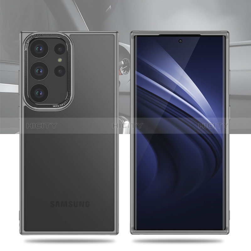 Custodia Silicone Trasparente Laterale Cover WL1 per Samsung Galaxy S22 Ultra 5G