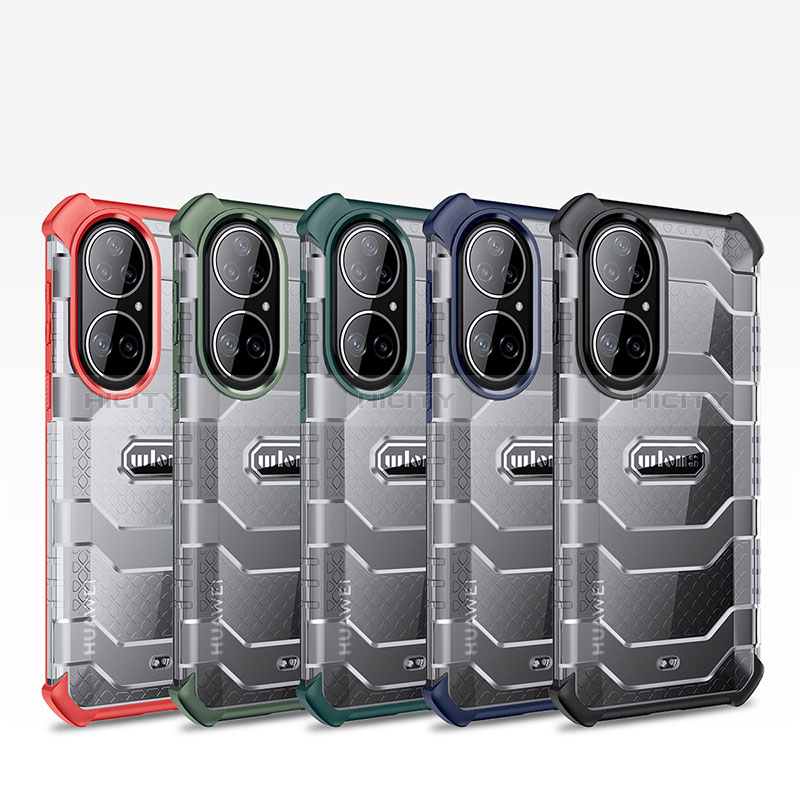 Custodia Silicone Trasparente Laterale Cover WL3 per Huawei P50 Pro