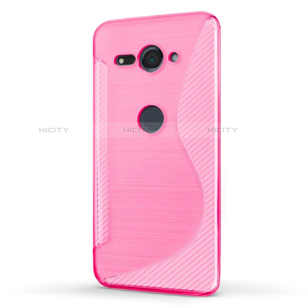 Custodia Silicone Trasparente Morbida S-Line Cover per Sony Xperia XZ2 Compact