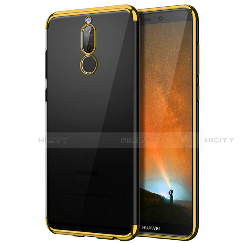 Custodia Silicone Trasparente Opaca Laterale per Huawei G10 Oro