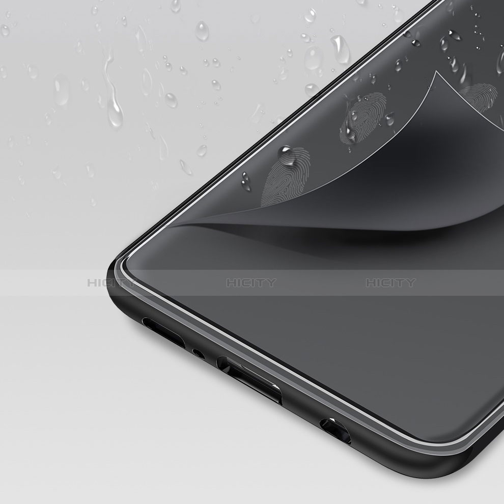 Custodia Silicone Trasparente Opaca Laterale per Samsung Galaxy S10 Nero