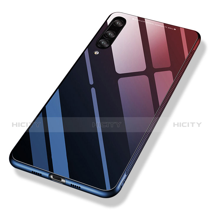 Custodia Silicone Trasparente Specchio Laterale 360 Gradi per Huawei P20 Pro Nero