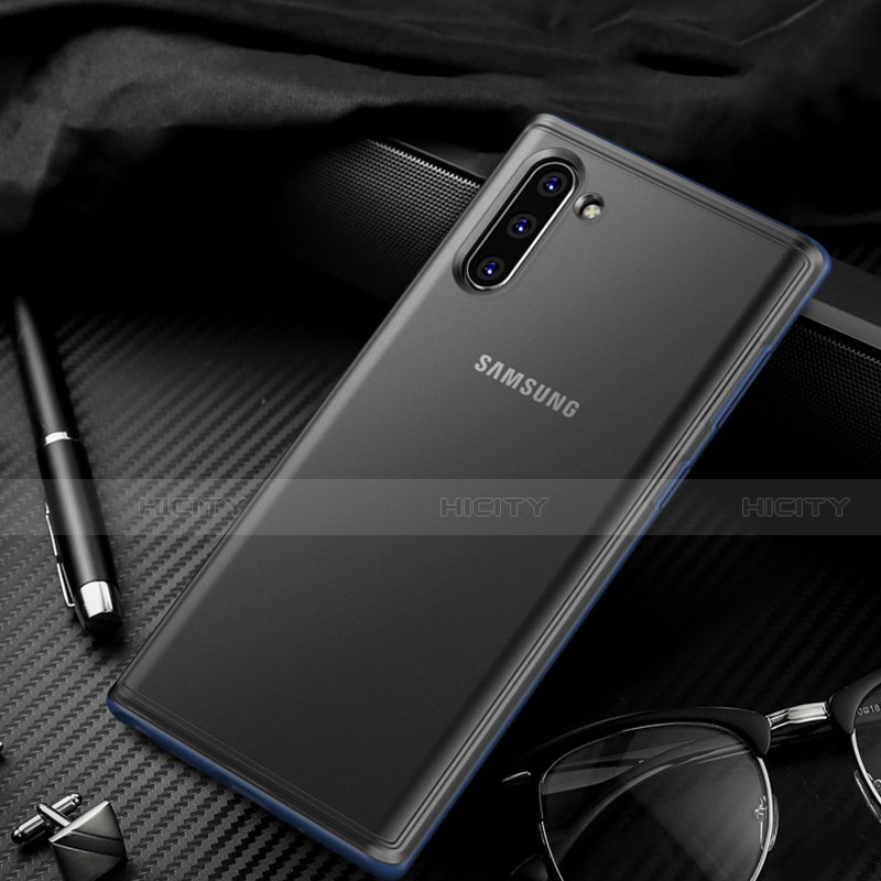 Custodia Silicone Trasparente Specchio Laterale Cover H01 per Samsung Galaxy Note 10 Plus 5G