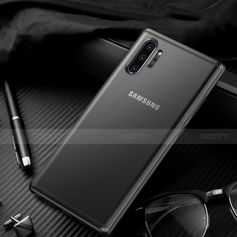 Custodia Silicone Trasparente Specchio Laterale Cover H01 per Samsung Galaxy Note 10 Plus 5G