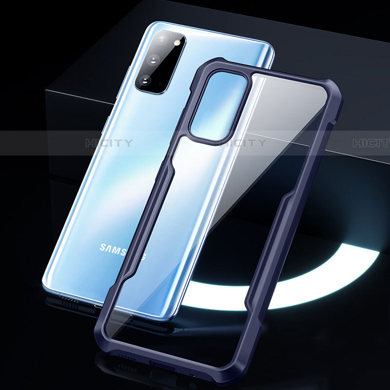 Custodia Silicone Trasparente Specchio Laterale Cover H01 per Samsung Galaxy S20