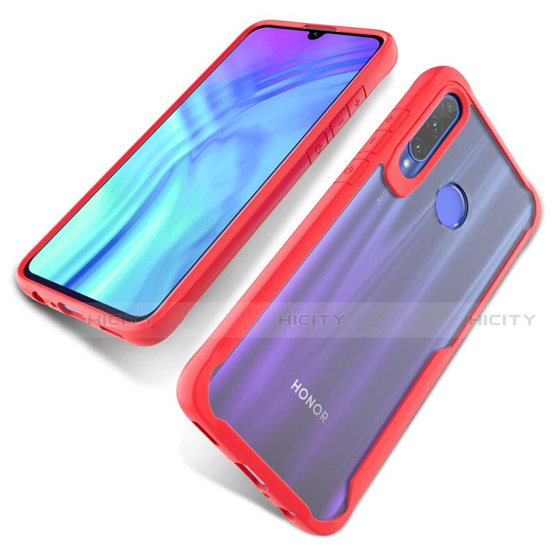 Custodia Silicone Trasparente Specchio Laterale Cover H02 per Huawei Honor 20 Lite