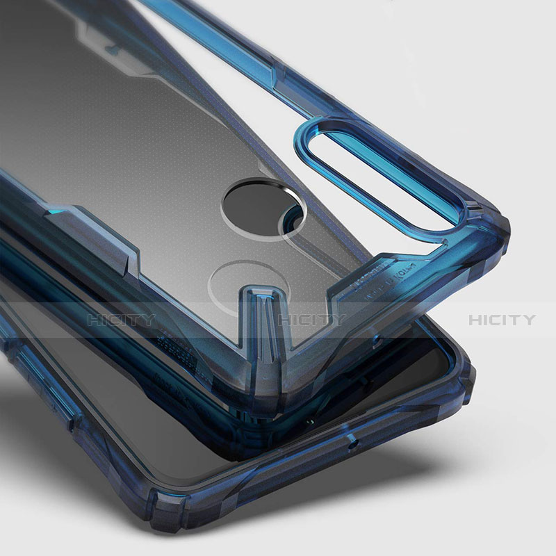 Custodia Silicone Trasparente Specchio Laterale Cover H02 per Huawei P30 Lite XL