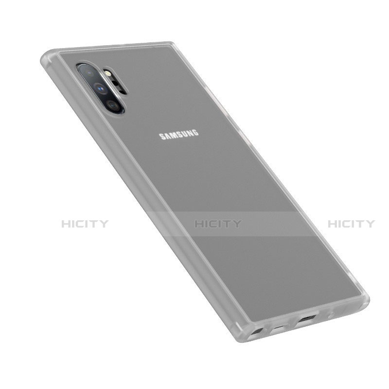 Custodia Silicone Trasparente Specchio Laterale Cover H02 per Samsung Galaxy Note 10 Plus 5G