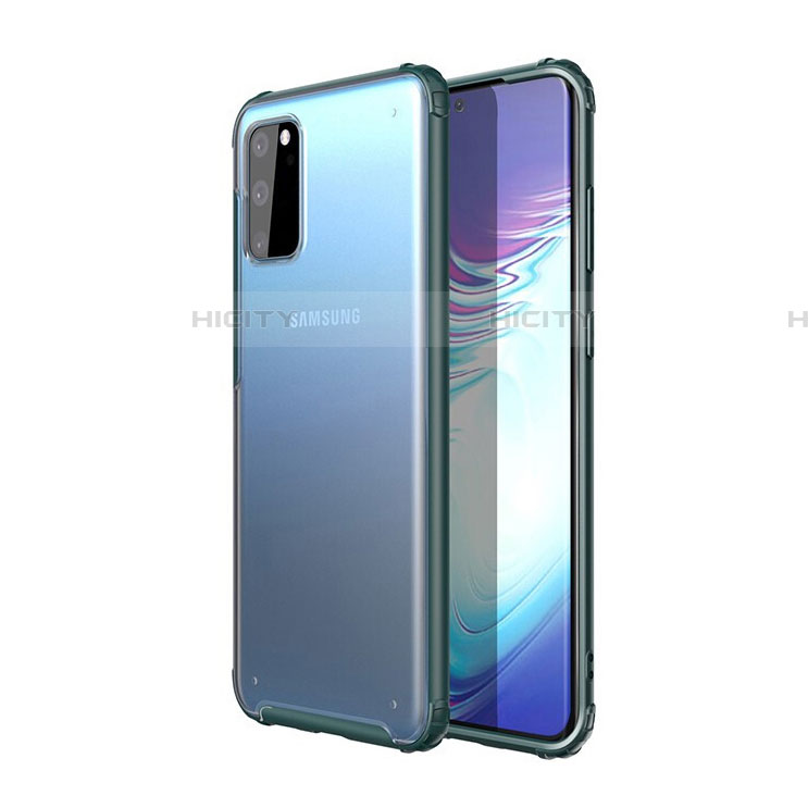 Custodia Silicone Trasparente Specchio Laterale Cover H02 per Samsung Galaxy S20