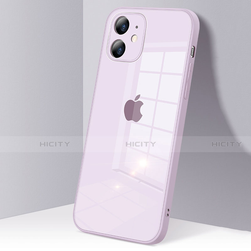 Custodia Silicone Trasparente Specchio Laterale Cover H06 per Apple iPhone 12 Mini