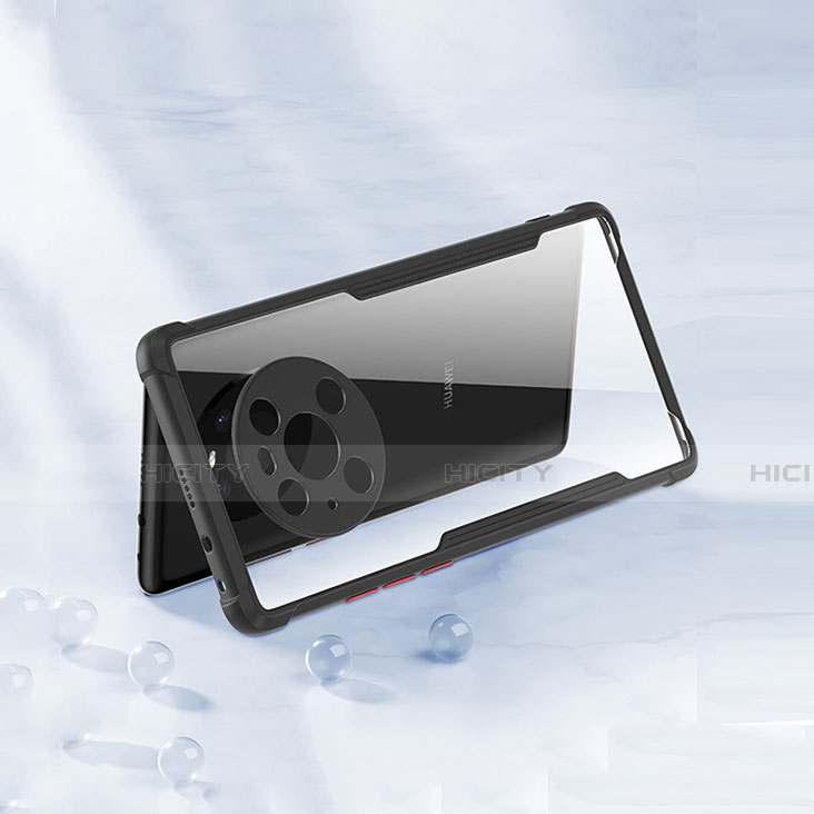 Custodia Silicone Trasparente Specchio Laterale Cover K01 per Huawei Mate 40E Pro 5G