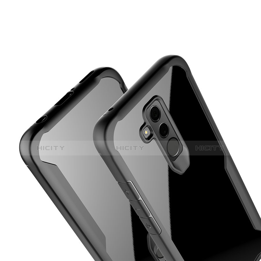 Custodia Silicone Trasparente Specchio Laterale Cover M01 per Huawei Mate 20 Lite
