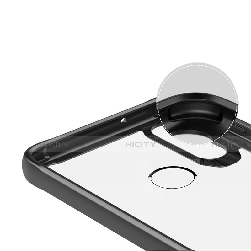 Custodia Silicone Trasparente Specchio Laterale Cover M01 per Huawei P20 Lite