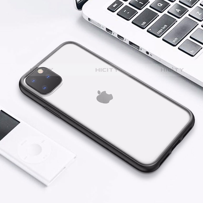 Custodia Silicone Trasparente Specchio Laterale Cover M02 per Apple iPhone 11 Pro