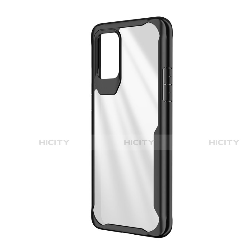 Custodia Silicone Trasparente Specchio Laterale Cover M02 per OnePlus 8T 5G