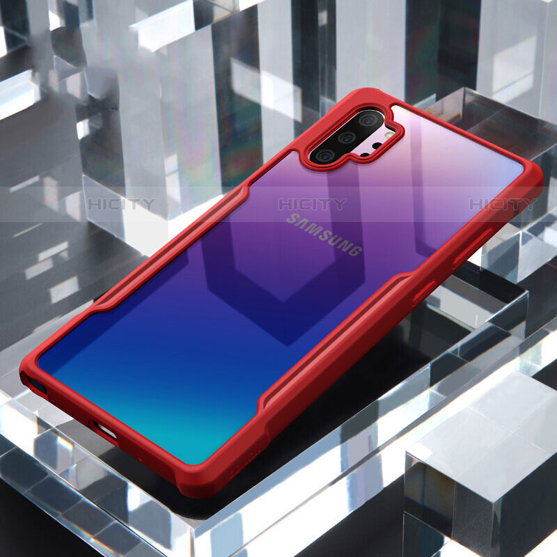 Custodia Silicone Trasparente Specchio Laterale Cover M02 per Samsung Galaxy Note 10 Plus