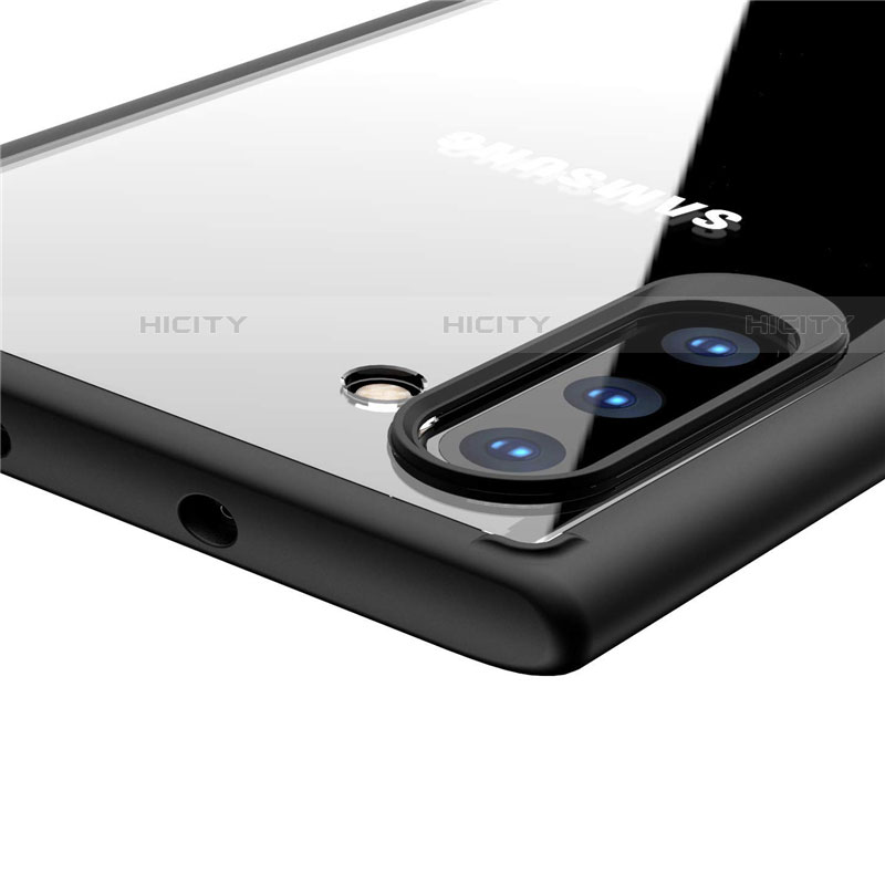 Custodia Silicone Trasparente Specchio Laterale Cover M03 per Samsung Galaxy Note 10
