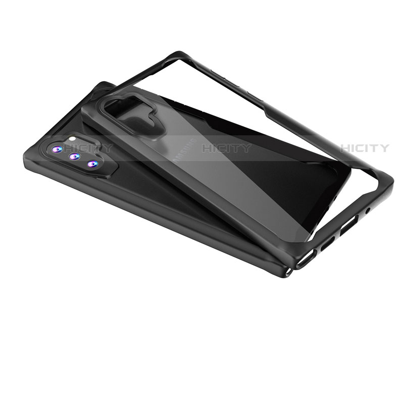 Custodia Silicone Trasparente Specchio Laterale Cover M03 per Samsung Galaxy Note 10 Plus