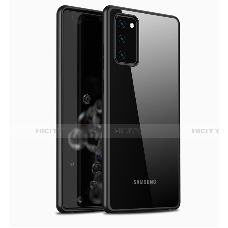 Custodia Silicone Trasparente Specchio Laterale Cover M03 per Samsung Galaxy Note 20 5G