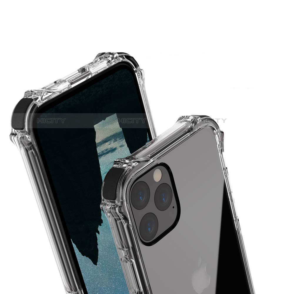 Custodia Silicone Trasparente Specchio Laterale Cover M04 per Apple iPhone 11 Pro Max