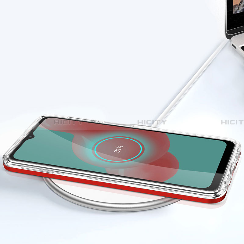 Custodia Silicone Trasparente Specchio Laterale Cover MQ1 per Samsung Galaxy A32 4G
