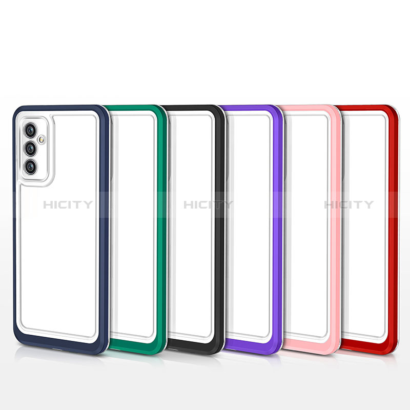 Custodia Silicone Trasparente Specchio Laterale Cover MQ1 per Samsung Galaxy Quantum2 5G