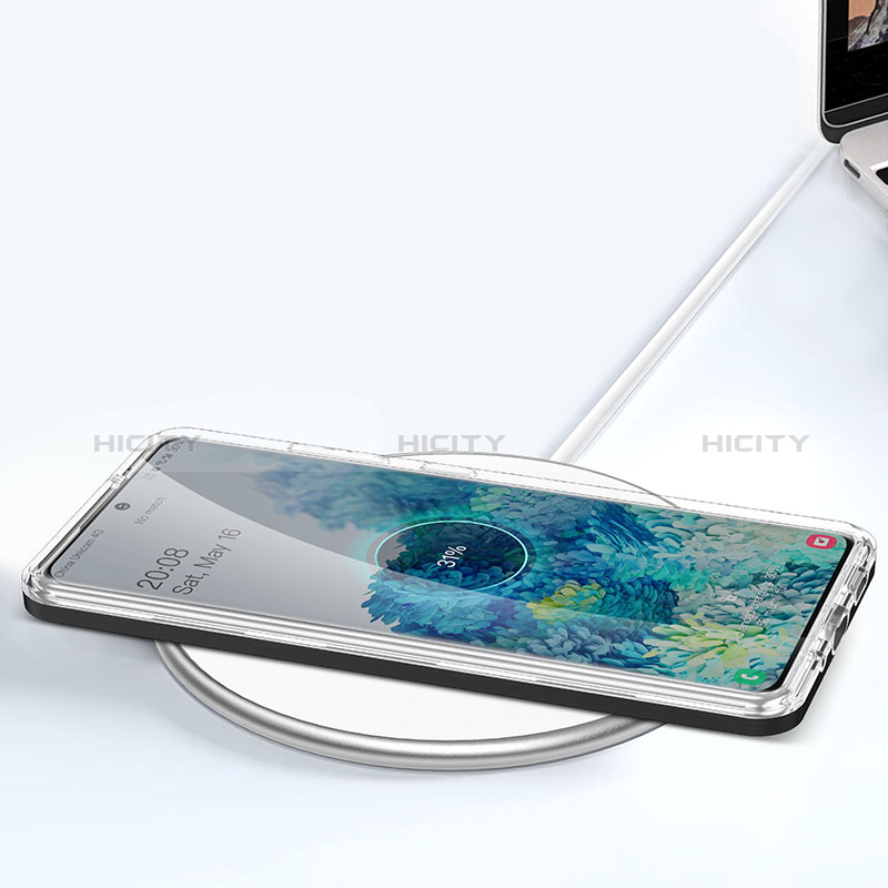 Custodia Silicone Trasparente Specchio Laterale Cover MQ1 per Samsung Galaxy S20 FE 4G