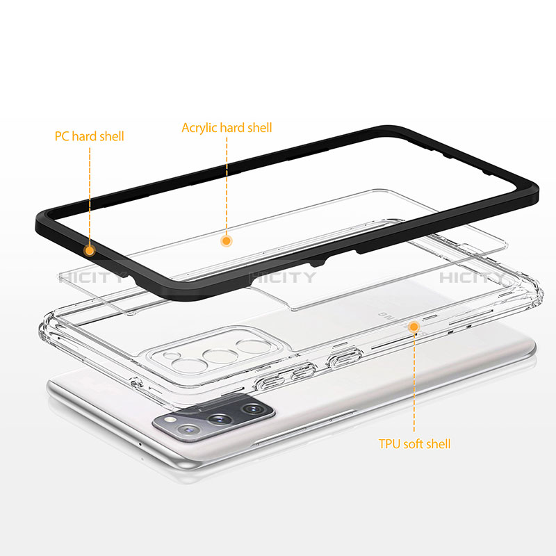 Custodia Silicone Trasparente Specchio Laterale Cover MQ1 per Samsung Galaxy S20 FE 4G