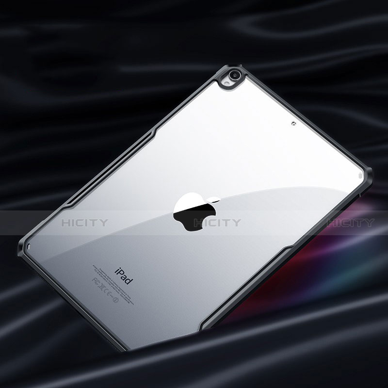 Custodia Silicone Trasparente Specchio Laterale Cover per Apple iPad Air 4 10.9 (2020) Nero