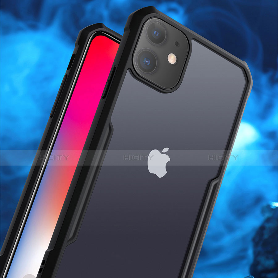 Custodia Silicone Trasparente Specchio Laterale Cover per Apple iPhone 11