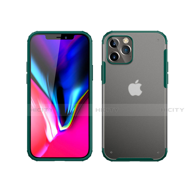 Custodia Silicone Trasparente Specchio Laterale Cover per Apple iPhone 12 Max