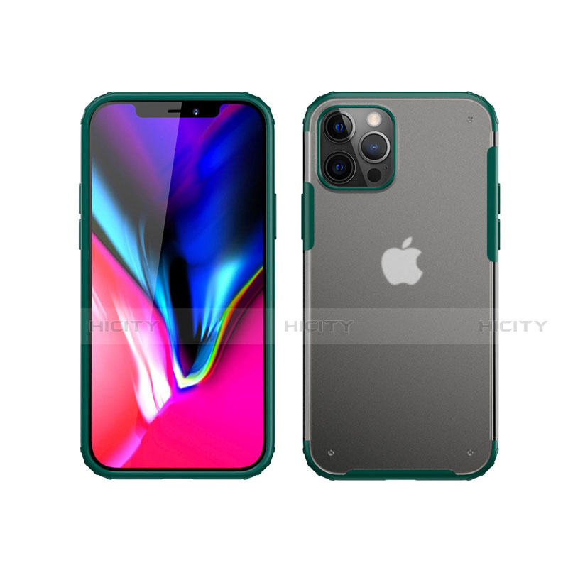 Custodia Silicone Trasparente Specchio Laterale Cover per Apple iPhone 12 Pro