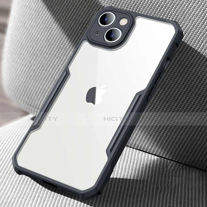 Custodia Silicone Trasparente Specchio Laterale Cover per Apple iPhone 13