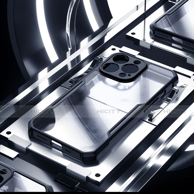 Custodia Silicone Trasparente Specchio Laterale Cover per Apple iPhone 13