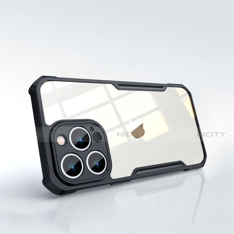Custodia Silicone Trasparente Specchio Laterale Cover per Apple iPhone 13 Pro