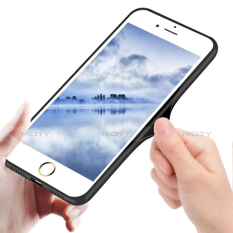 Custodia Silicone Trasparente Specchio Laterale Cover per Apple iPhone 8 Plus