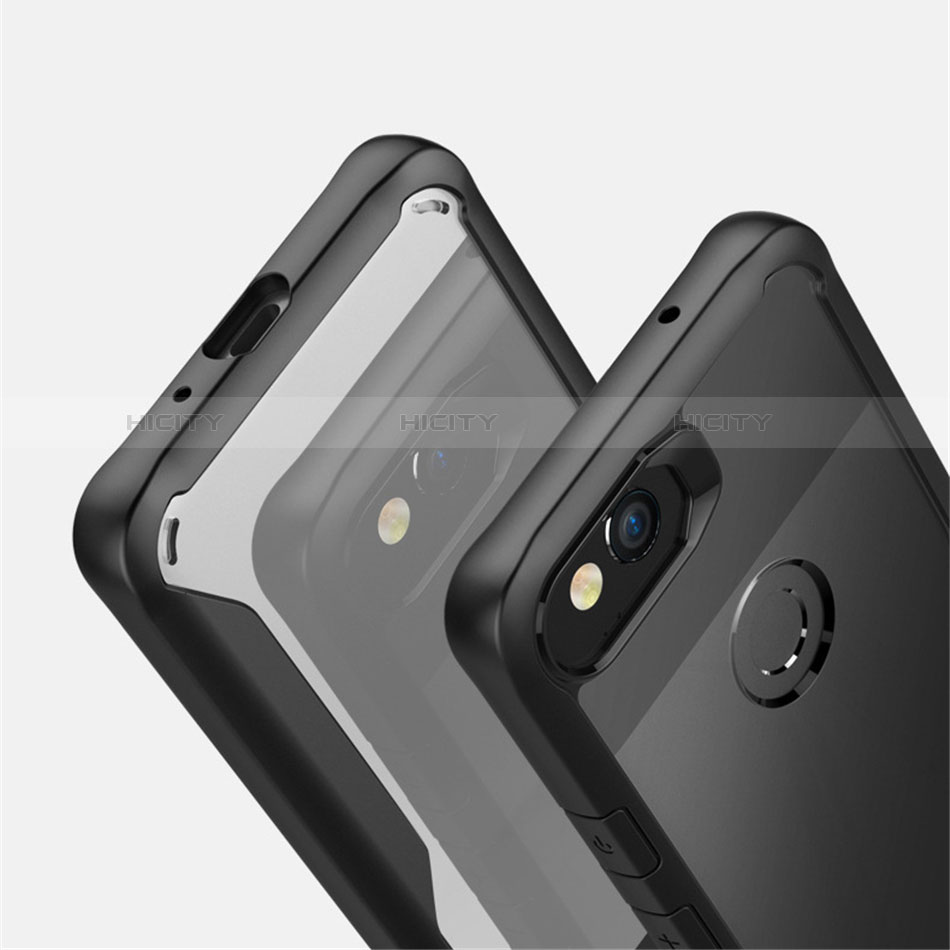 Custodia Silicone Trasparente Specchio Laterale Cover per Google Pixel 3