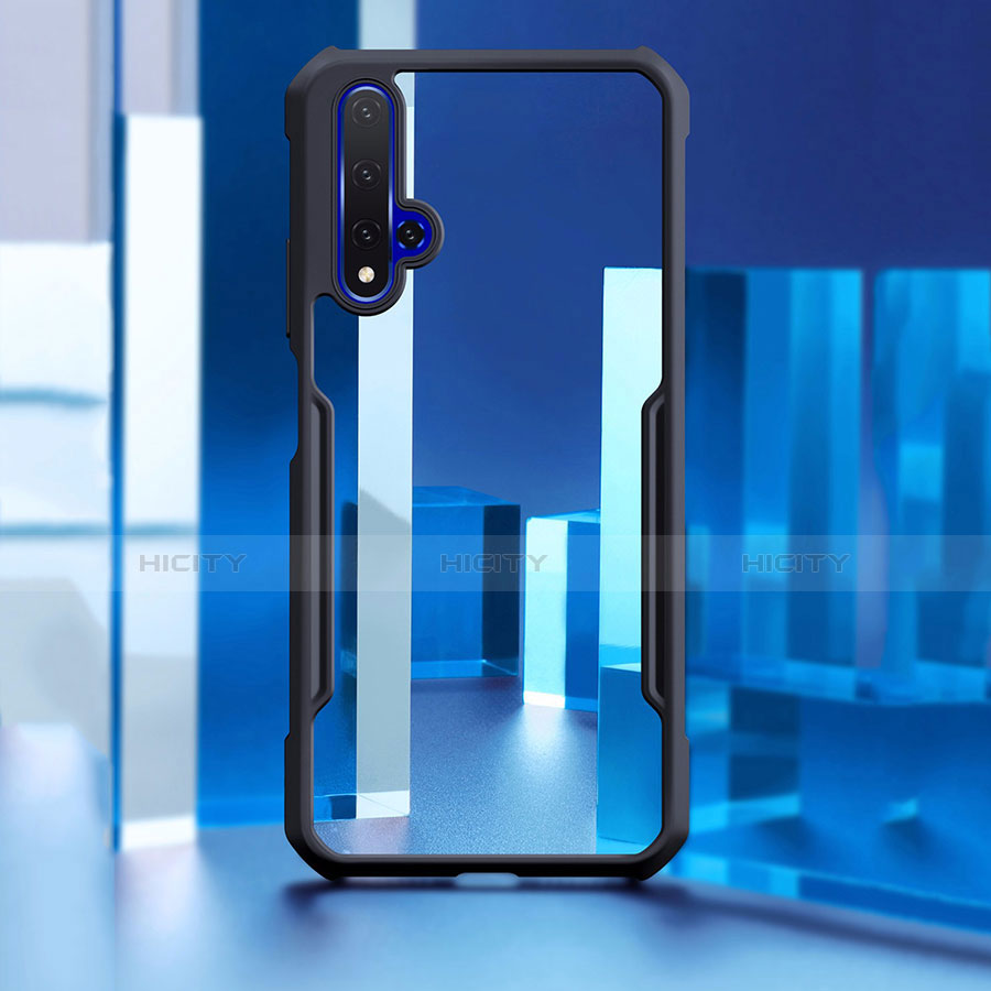 Custodia Silicone Trasparente Specchio Laterale Cover per Huawei Honor 20