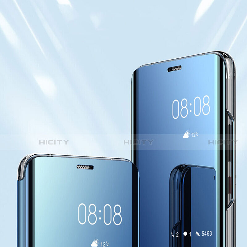 Custodia Silicone Trasparente Specchio Laterale Cover per Huawei Mate 20