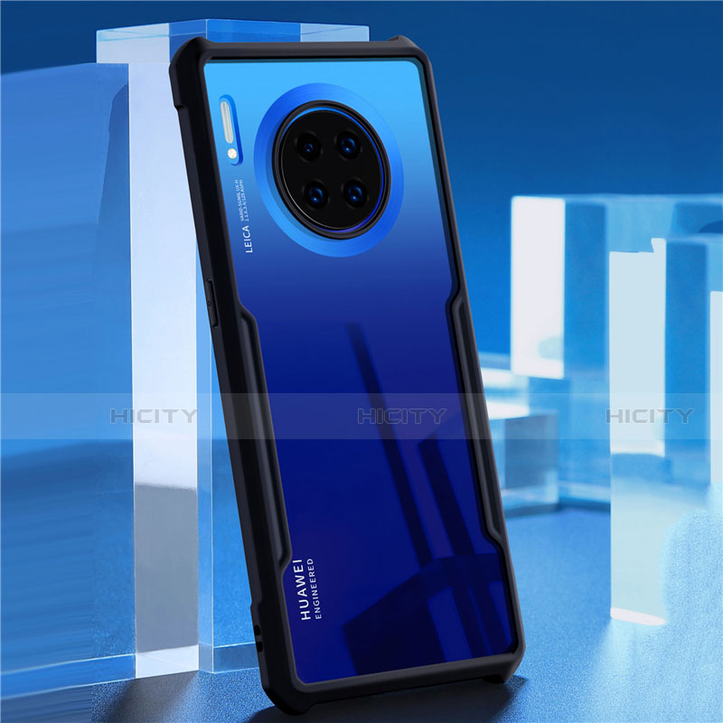 Custodia Silicone Trasparente Specchio Laterale Cover per Huawei Mate 30E Pro 5G