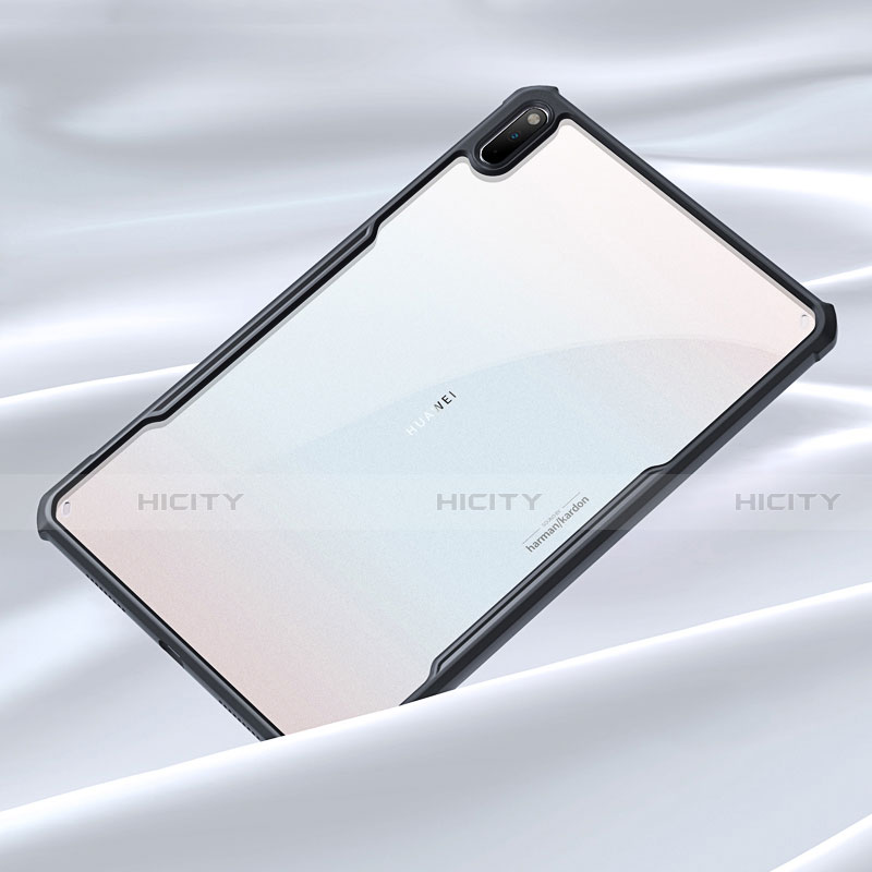 Custodia Silicone Trasparente Specchio Laterale Cover per Huawei MatePad 10.4 Nero