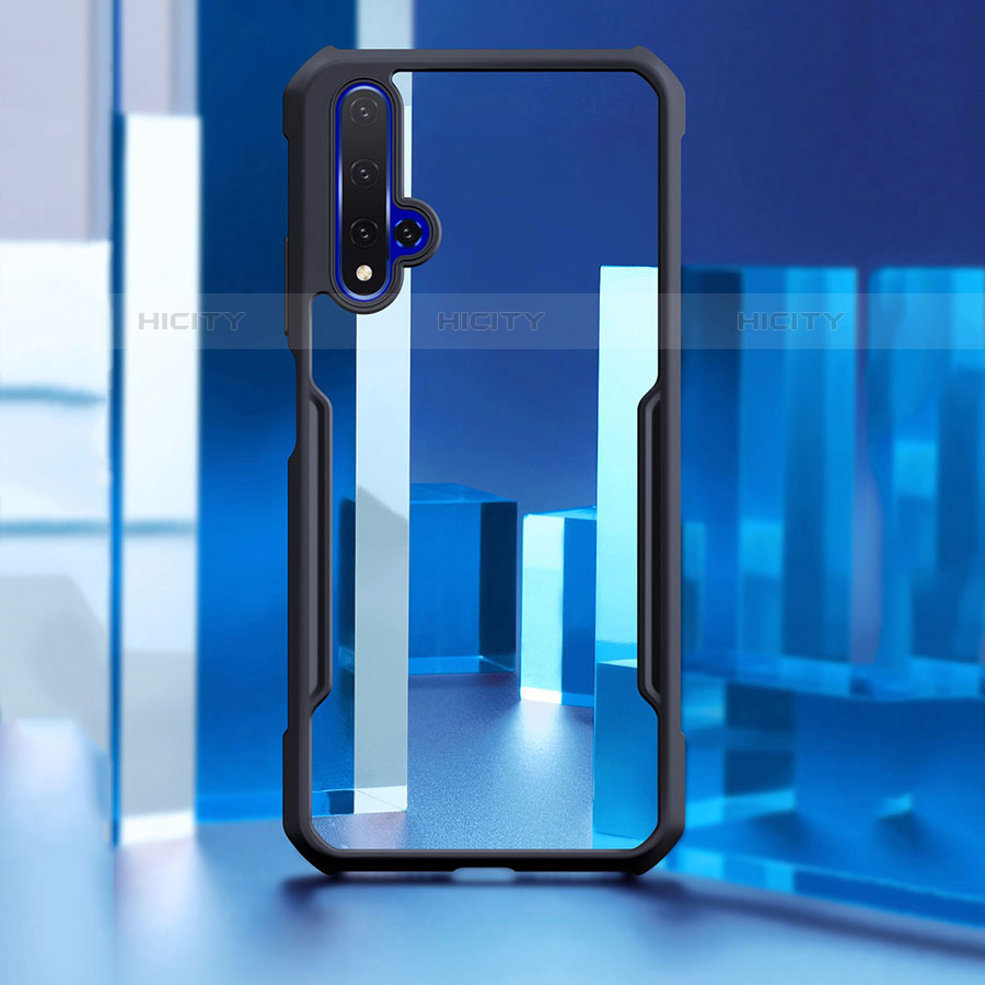 Custodia Silicone Trasparente Specchio Laterale Cover per Huawei Nova 5T