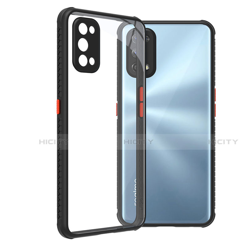 Custodia Silicone Trasparente Specchio Laterale Cover per Realme 7 Pro