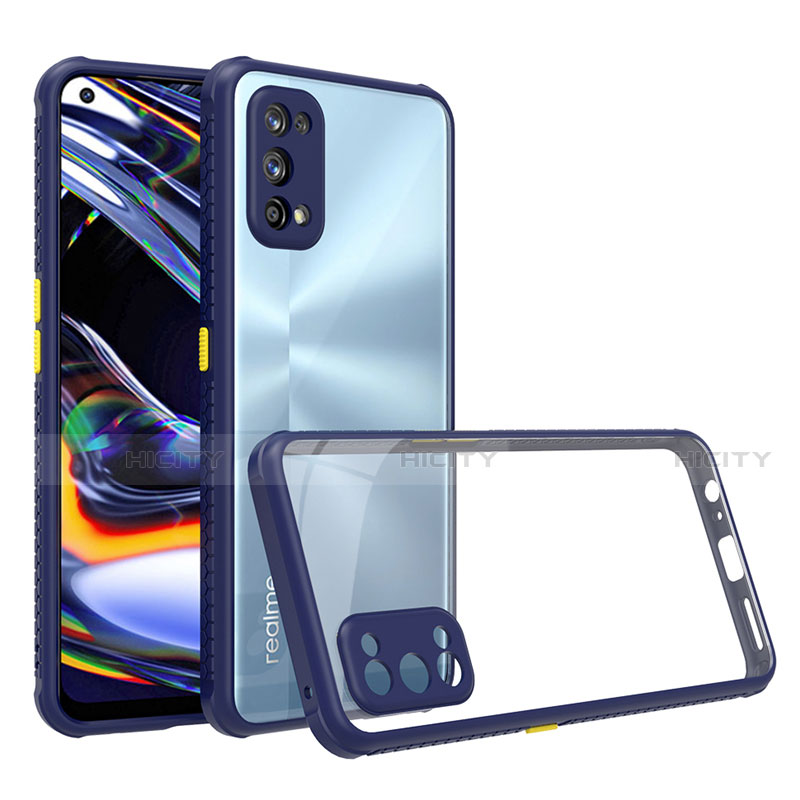 Custodia Silicone Trasparente Specchio Laterale Cover per Realme 7 Pro