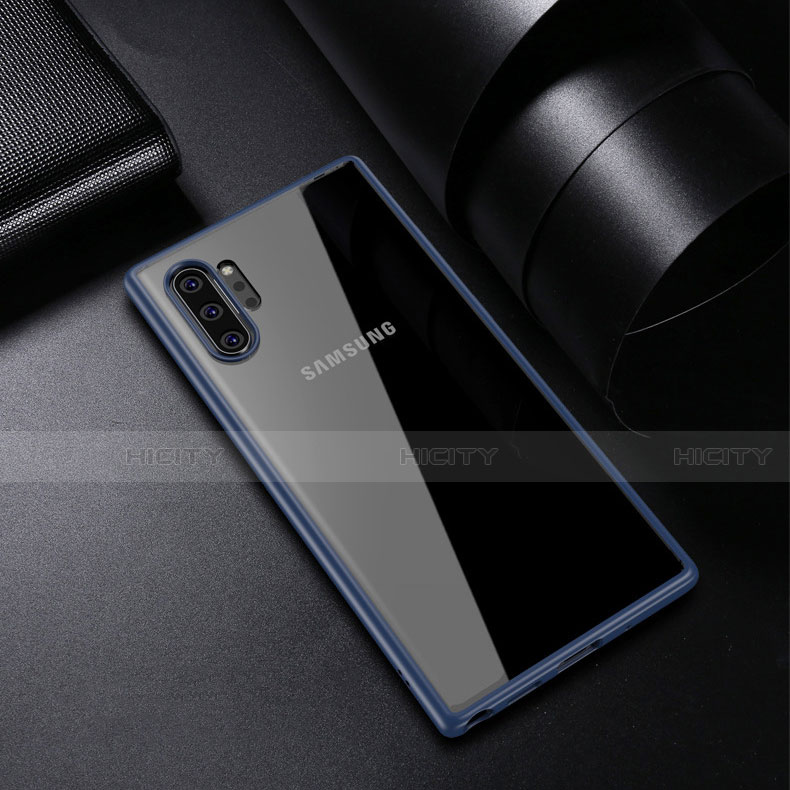 Custodia Silicone Trasparente Specchio Laterale Cover per Samsung Galaxy Note 10 Plus