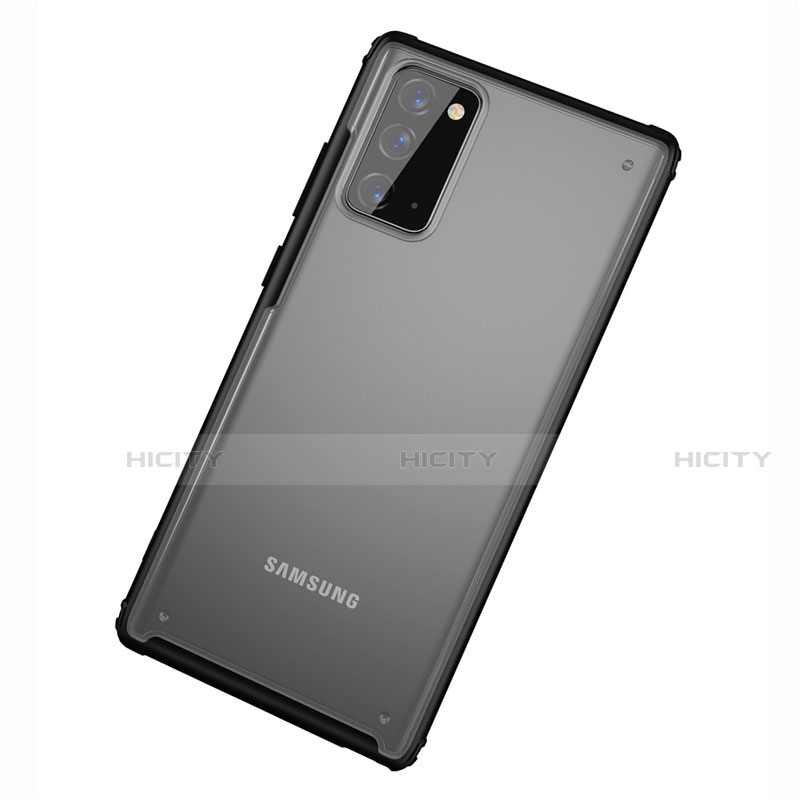 Custodia Silicone Trasparente Specchio Laterale Cover per Samsung Galaxy Note 20 Plus 5G