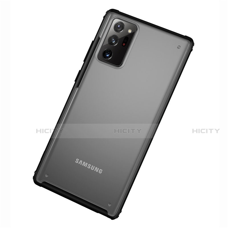 Custodia Silicone Trasparente Specchio Laterale Cover per Samsung Galaxy Note 20 Ultra 5G